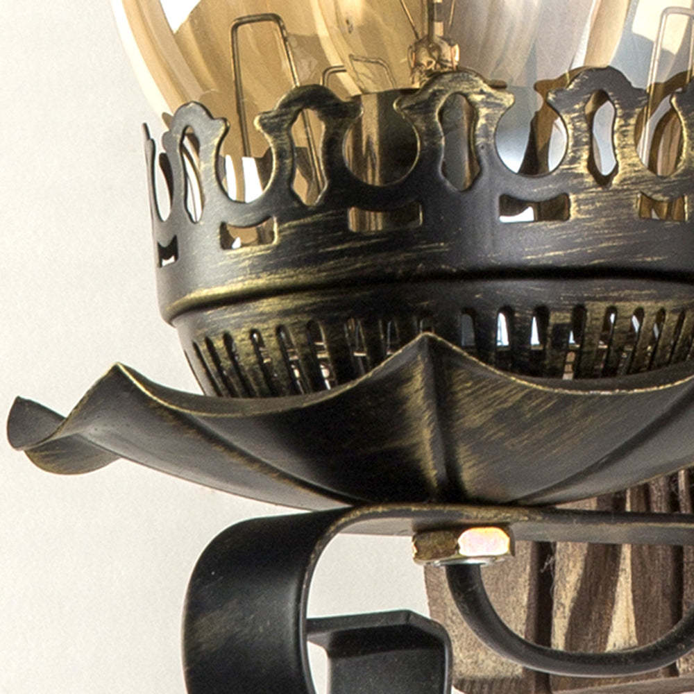 Austin candle wall lamp. Vintage style lighting fixture.