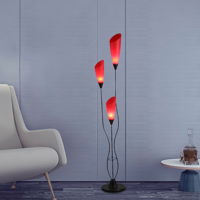 Bella Torchiere Floor Lamp: Modern Multi-Bulb Lighting