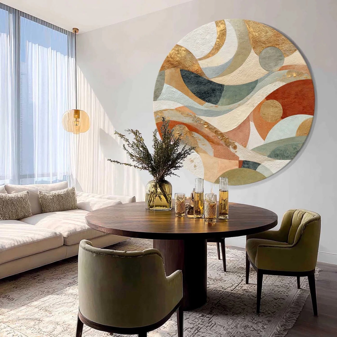 Round Wall Art #MS297