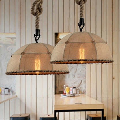 Renée Industrial LED Pendant Light in Restaurant