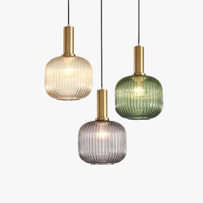 Hailie pendant lights crystal moru glass cognac kitchen island