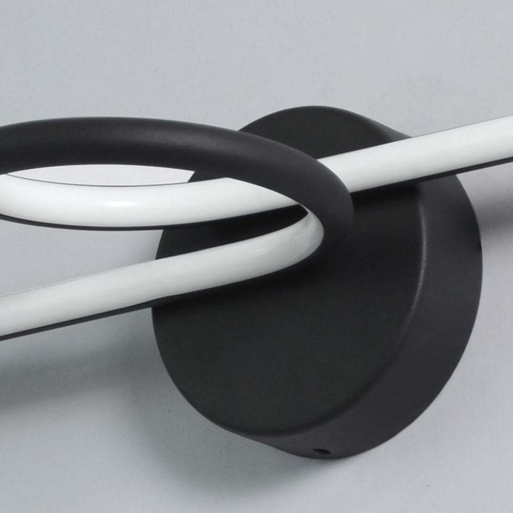 Black Leigh Foldable LED Wall Lamp