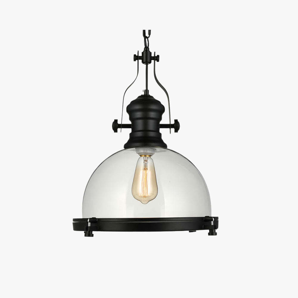 Alessio Vintage Glass Pendant Light