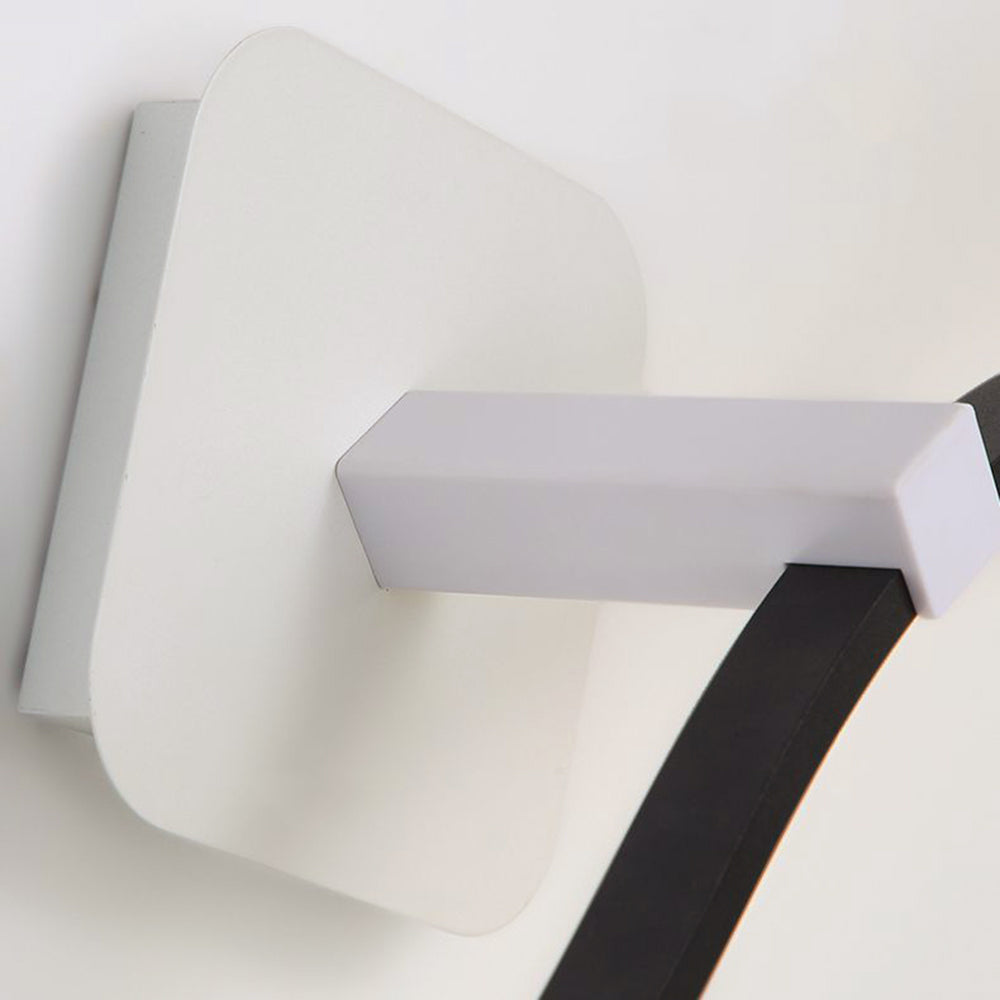 Louise minimalist wave wall lamp detail, Las Sola