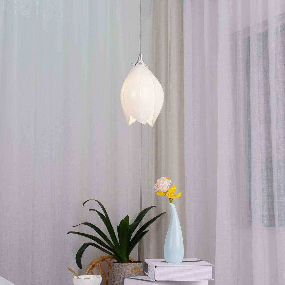 Alana Pendant Light - Ceramic Flower Design, Bedroom Lighting