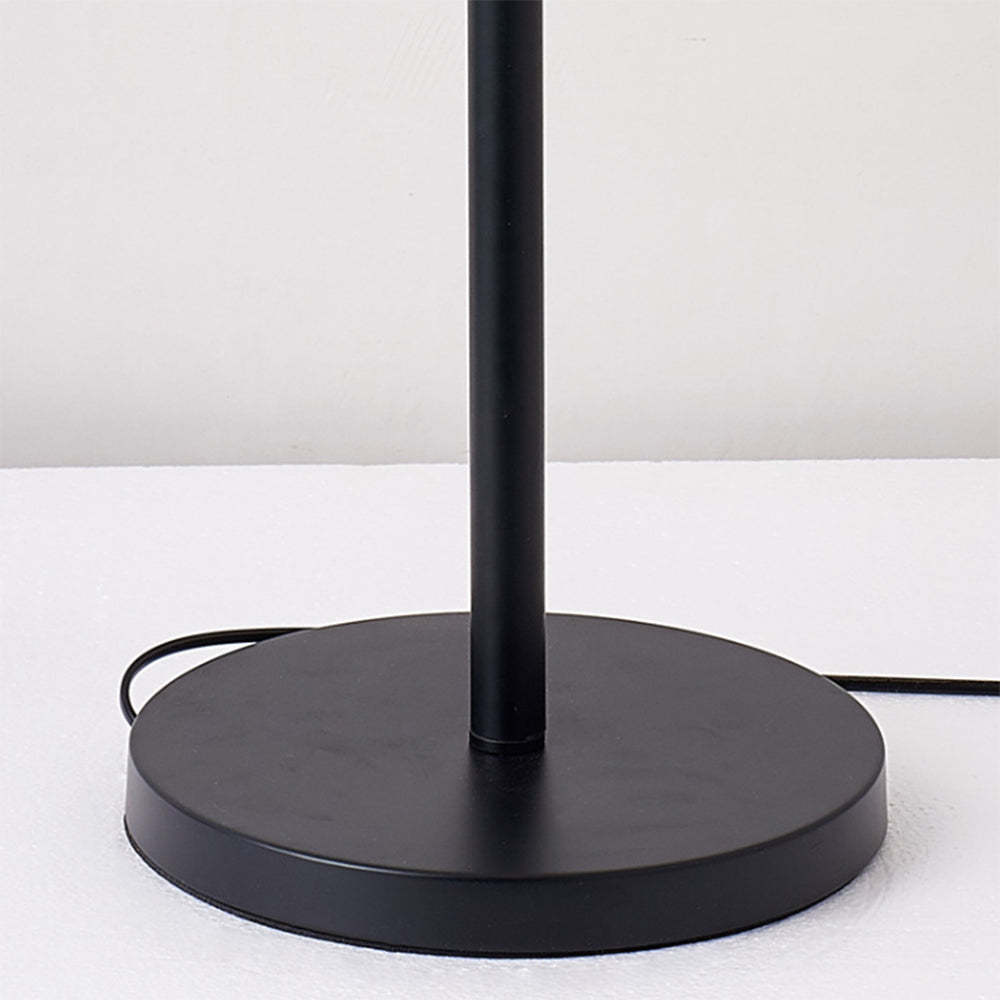 Louise Floor Lamp Base Detail, Black Metal