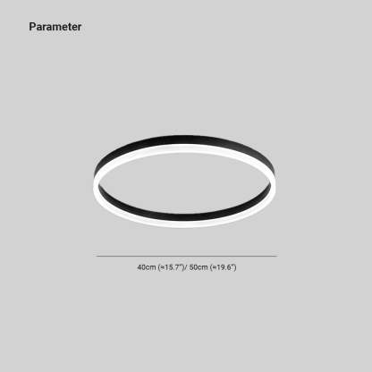 Arisha LED ring ceiling light dimensions