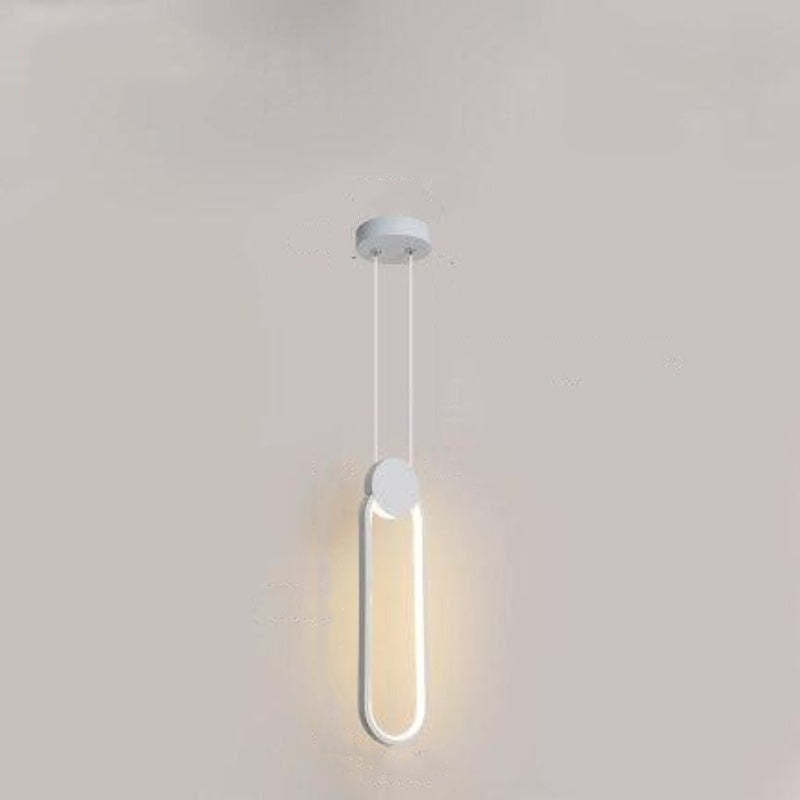 Nyla Modern Minimalist LED Pendant Light - White