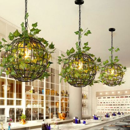 Globe Vine Pendant Light for Dining Room