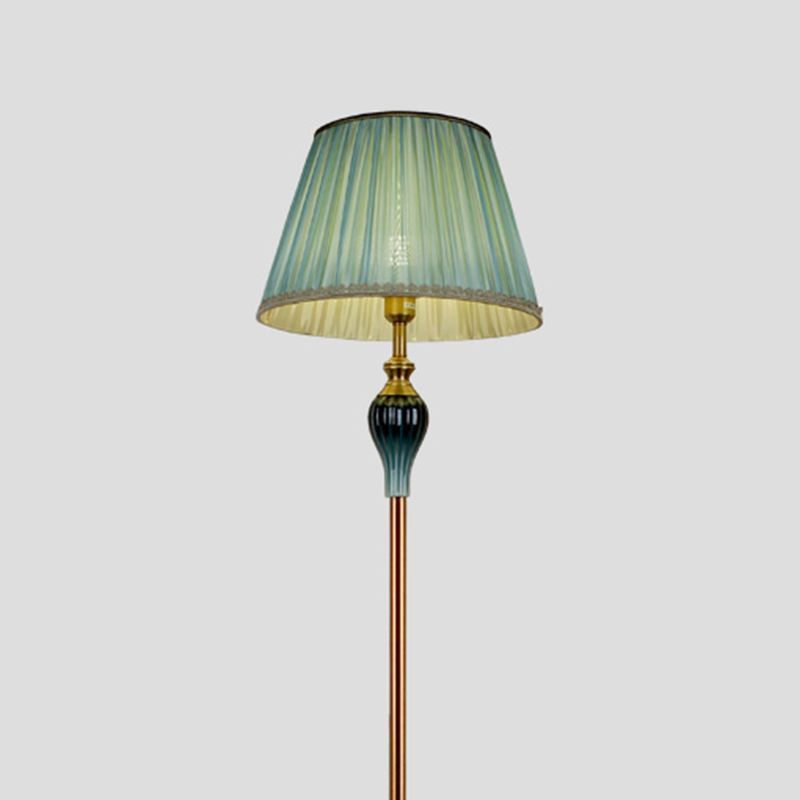 Blue Eryn Antique Floor Lamp - Las Sola