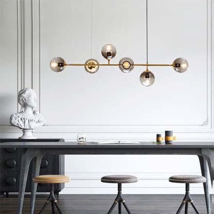Valentina pendant light in modern dining room setting
