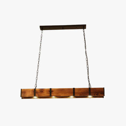 Alessio Vintage Wood Pendant Light for Living Room Lighting