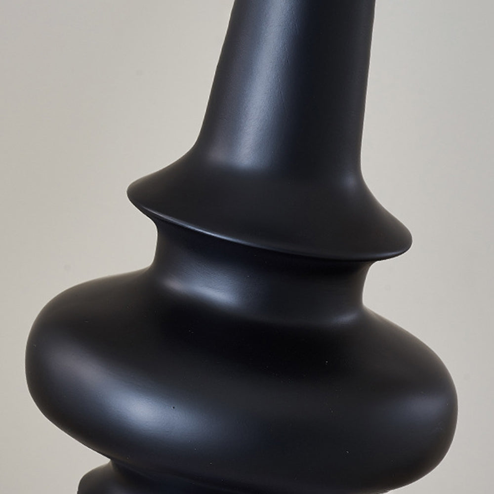 Close-up of black Salgado Retro Floor Lamp - Lassola