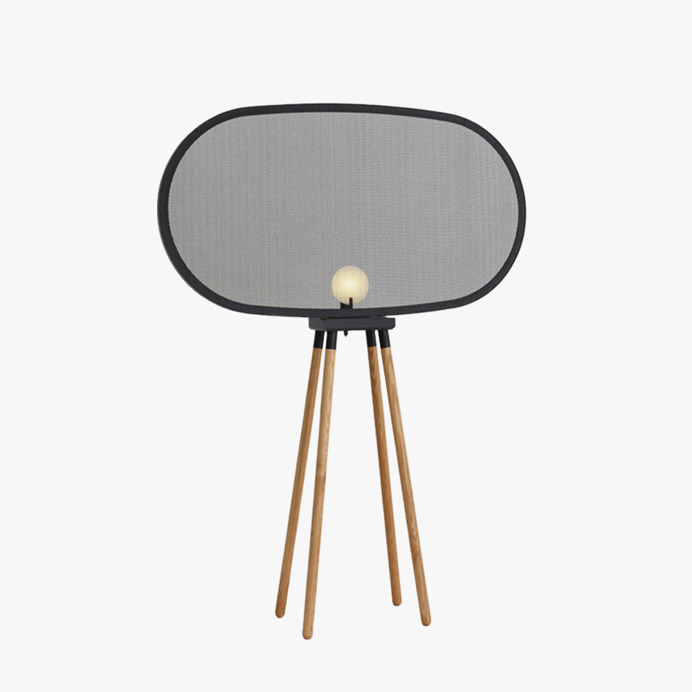 Cooley Minimalistic Floor Lamp, metal and wood