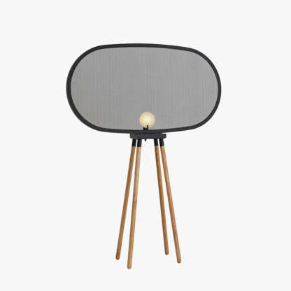 Cooley Minimalistic Floor Lamp, metal and wood