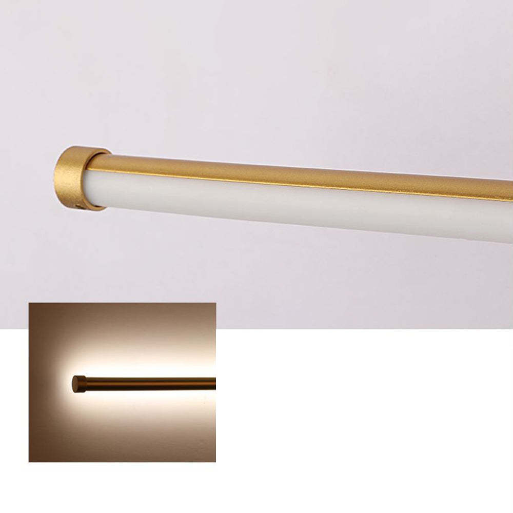 Gold Linear Wall Lamp Detail