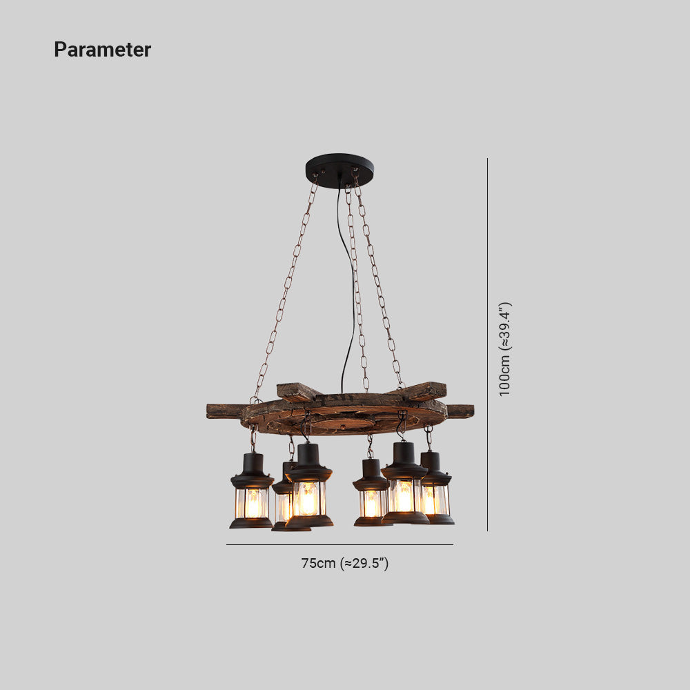 Austin Rudder Pendant Light dimensions
