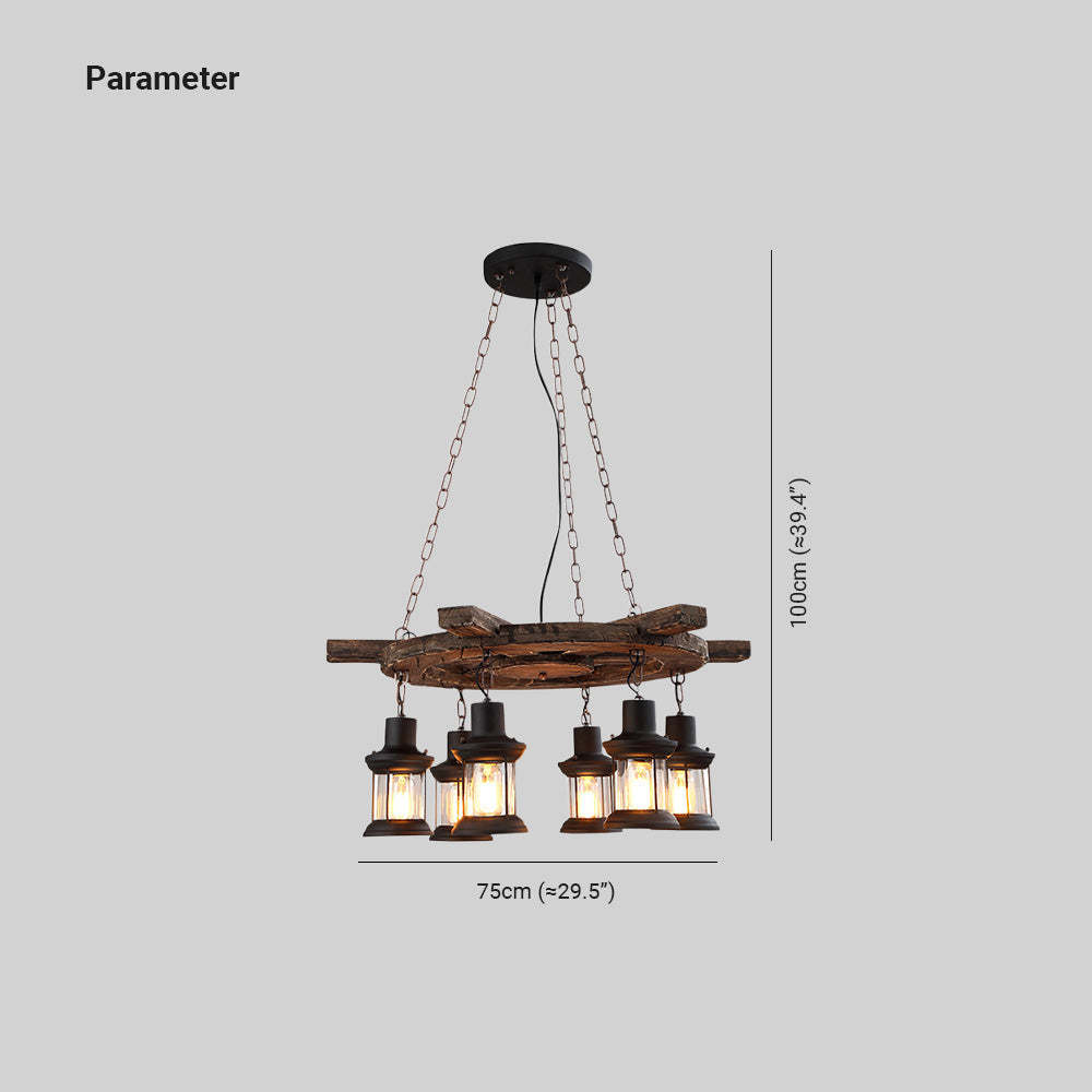 Austin Rudder Pendant Light dimensions