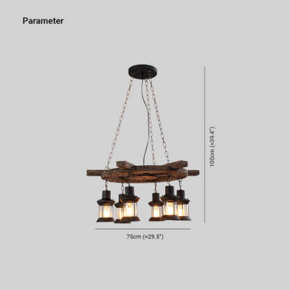 Austin Rudder Pendant Light dimensions