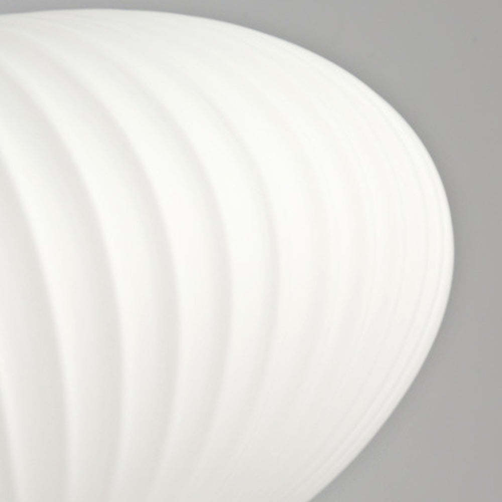 Hailie bubble glass pendant light close up.