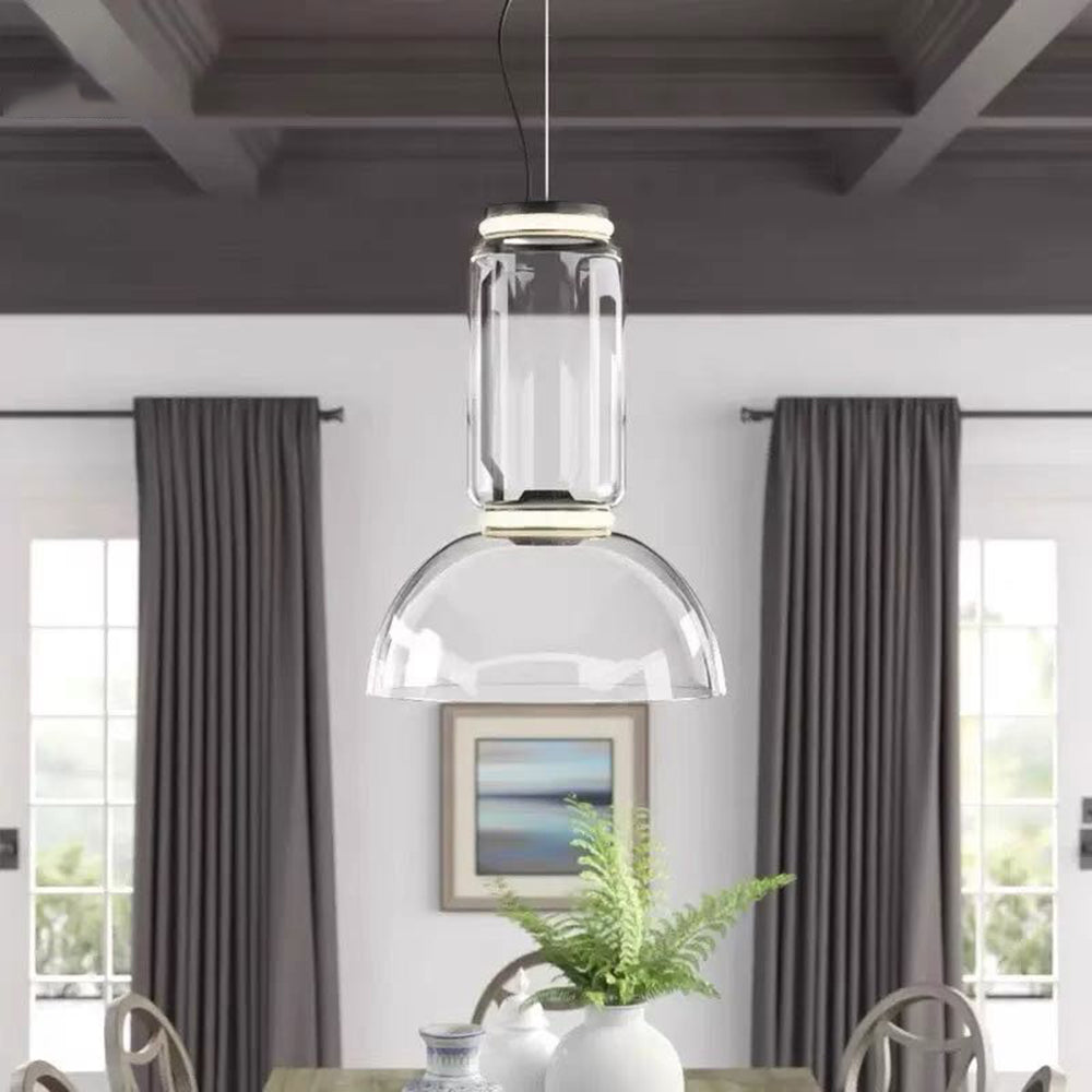 Hailie Minimalist Combination Glass Pendant Light