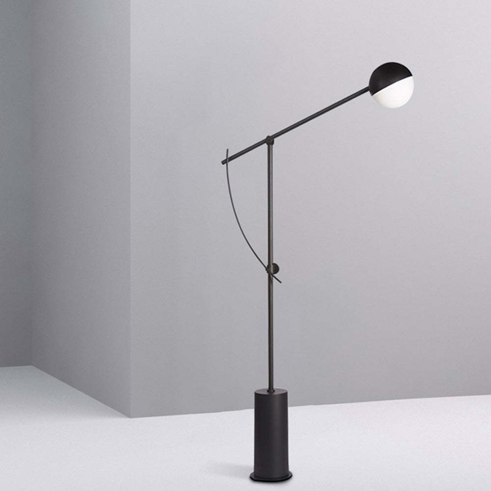 Salgado Floor Lamp in Black Metal