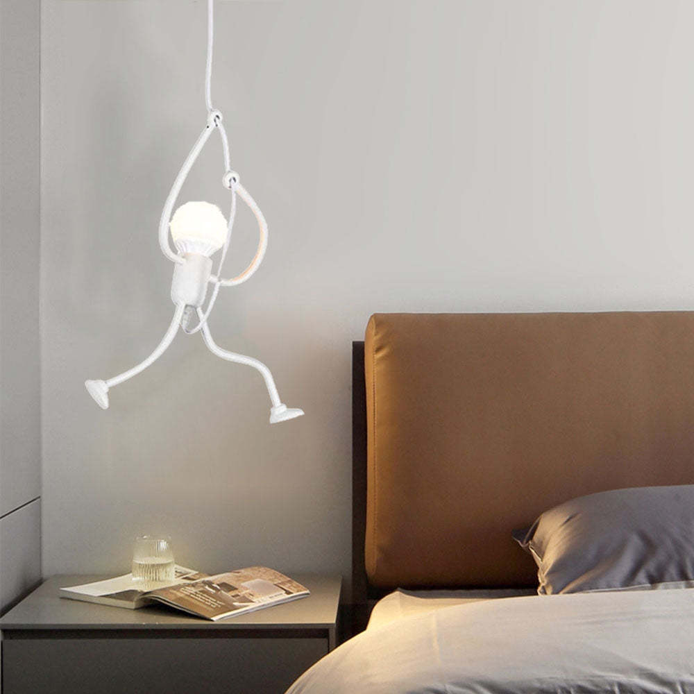 Bedroom lighting with Salgado Iron Man Pendant Light