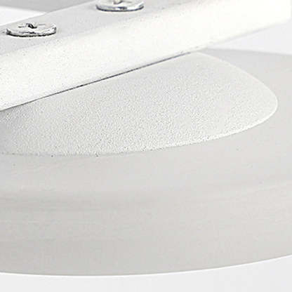 White metal and acrylic lamp detail, modern bathroom lighting