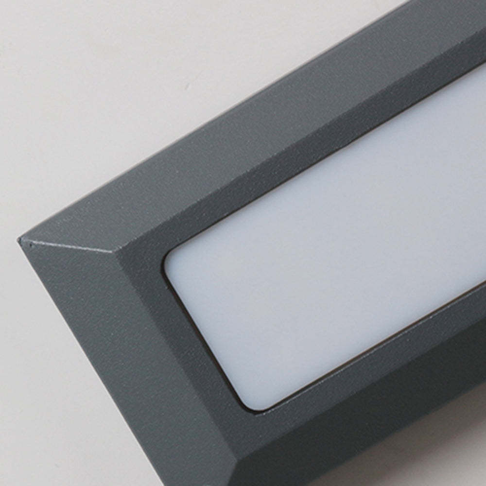 Close-up of Gray Orr Rectangular Step Light