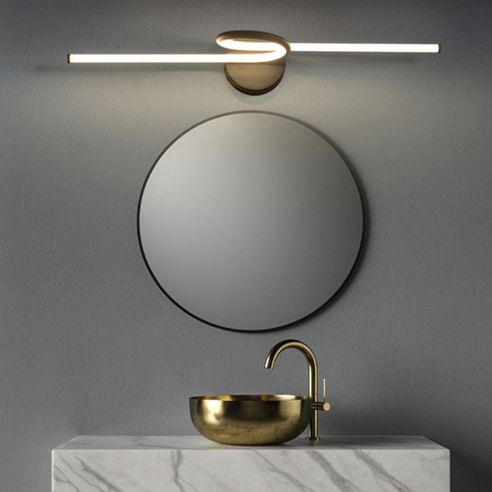 Leigh Vanity Mirror Wall Lamp in Bathroom