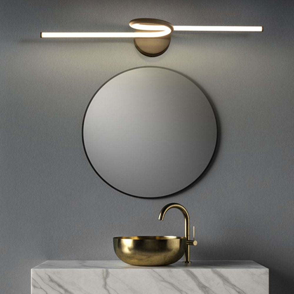 Leigh Vanity Mirror Wall Lamp in Bathroom