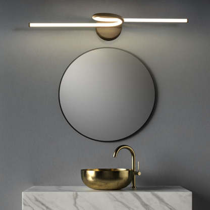 Leigh Vanity Mirror Wall Lamp in Bathroom