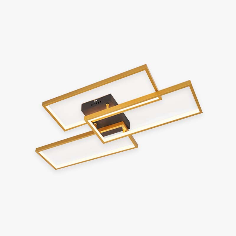 Rectangular Metal Ceiling Light - Modern Lighting Fixture