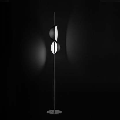 Modern black Salgado floor lamp by Lassola, minimalist design