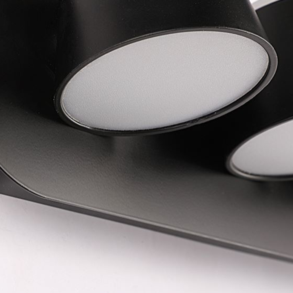 Cooley Modern Wall Lamp black metal fixture detail