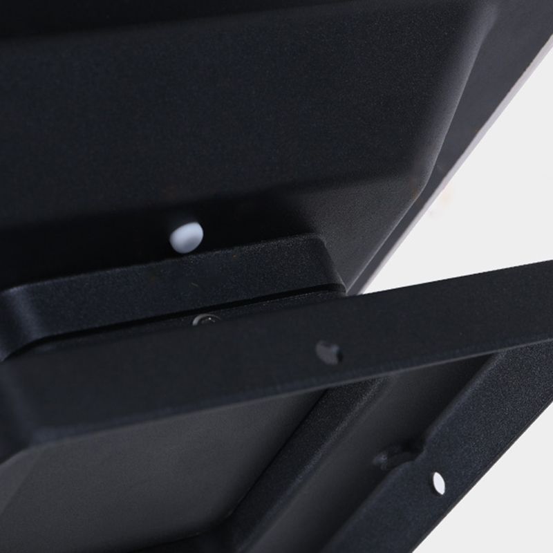 Riley metal outdoor lamp mount detail.