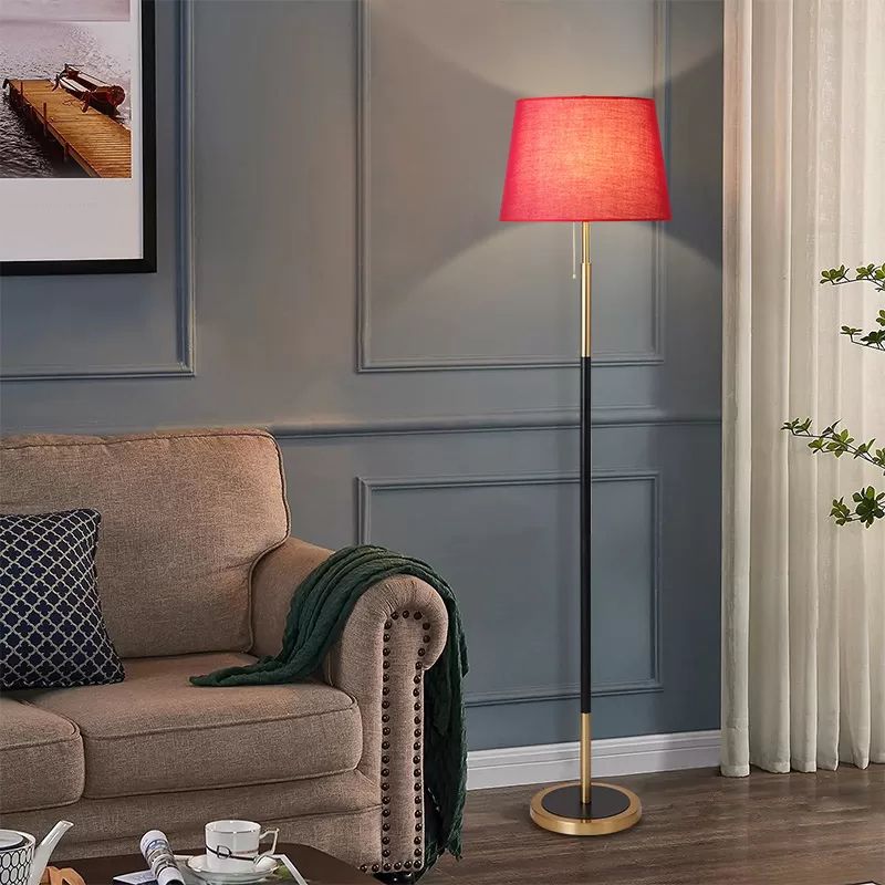 Eryn Modern Floor Lamp in Living Room Setting