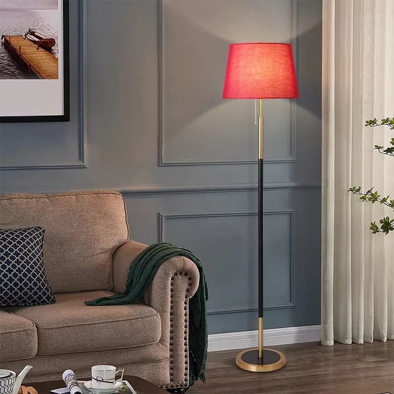 Eryn Modern Floor Lamp in Living Room Setting