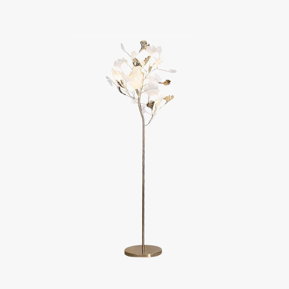 Olivia Floor Lamp Leaf Artistic Ceramic Metal Study