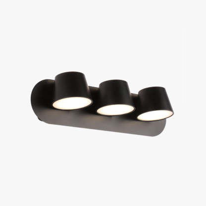 Cooley Modern Cylindrical Metal Mirror Front Wall Lamp