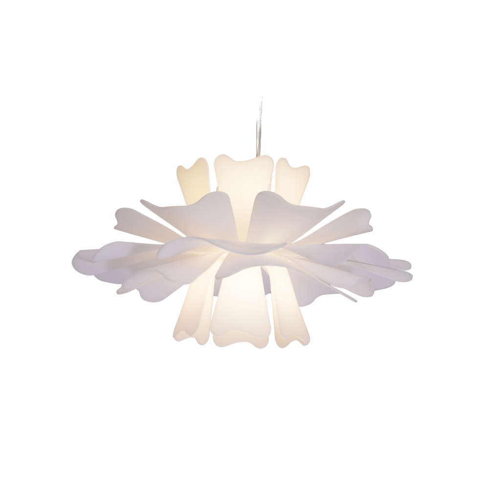 Bella Flower Pendant Light - Elegant Living Room Lighting Bella Elegant Flower Pendant Light Metal Acrylic Living Room