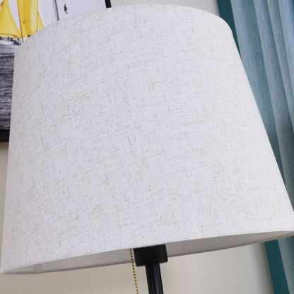 Eryn floor lamp: close up on fabric shade.