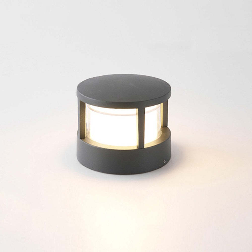 Pena Modern Outdoor Bollard Light - Cylindrical Design