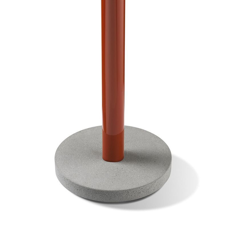 Red Avi Floor Lamp base - minimalist design