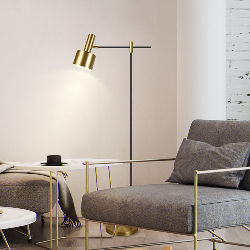 Modern living room with Freja floor lamp