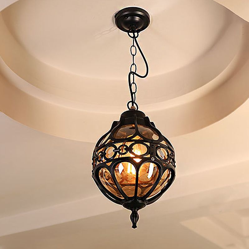 Farmhouse Pendant Light, Alessio Black Bronze Fixture