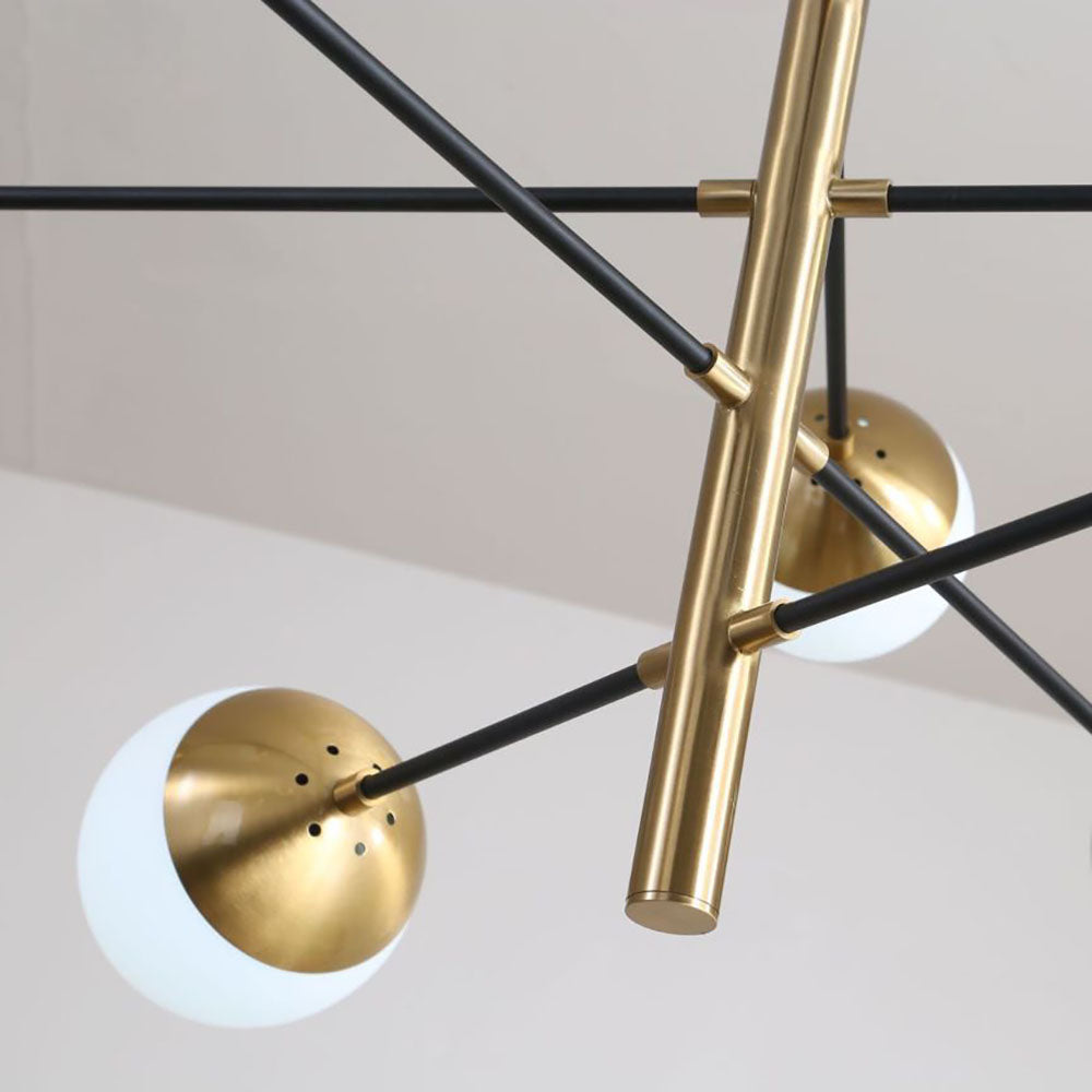 Close-up: Valentina Nordic Pendant Light - Metal & Glass