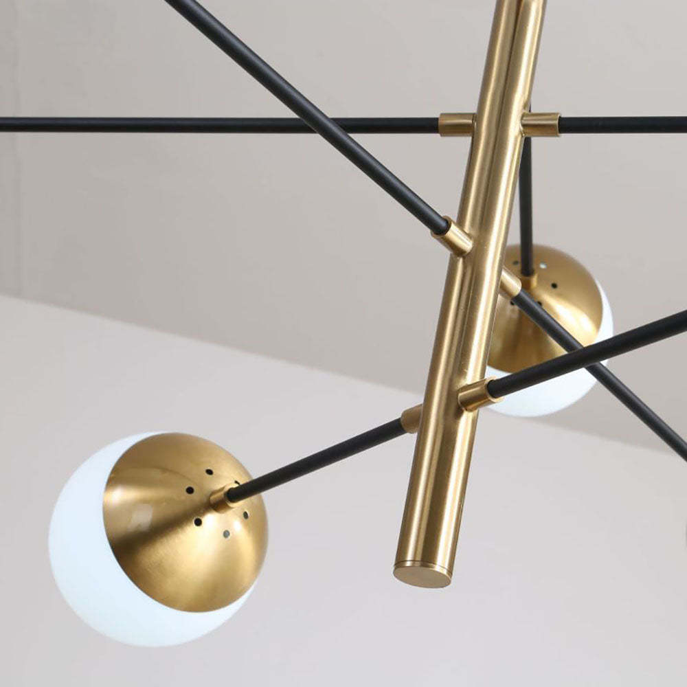 Close-up: Valentina Nordic Pendant Light - Metal & Glass