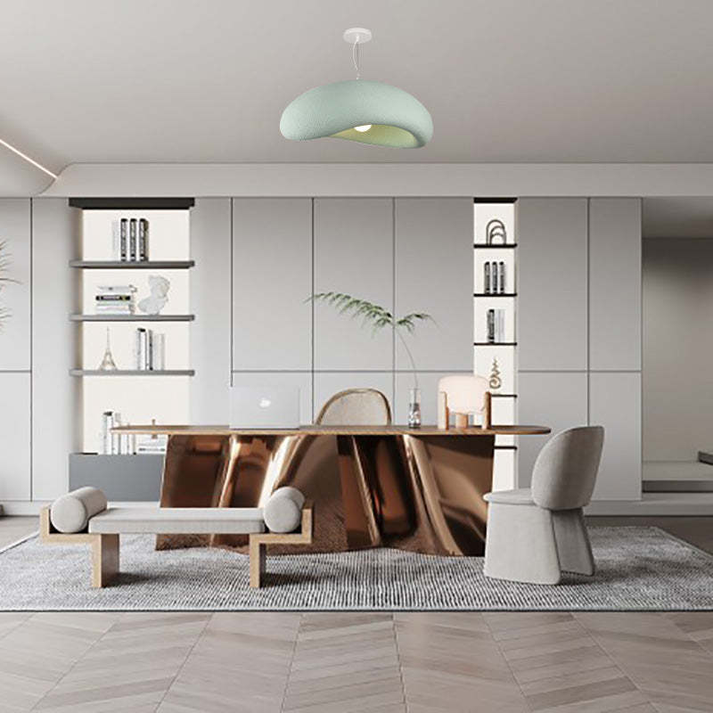Byers Cobblestone Pendant Light above desk - Las Sola