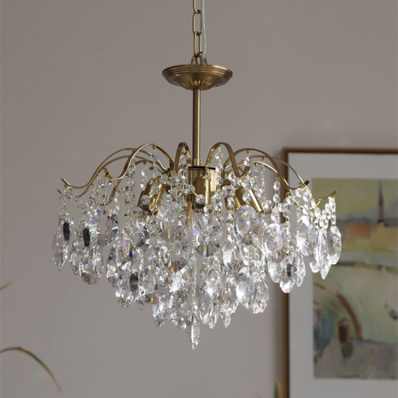 Marilyn Retro Crystal Chandelier, crystal and metal design